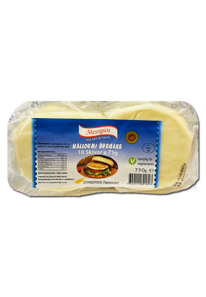 Halloumiburgare 750g