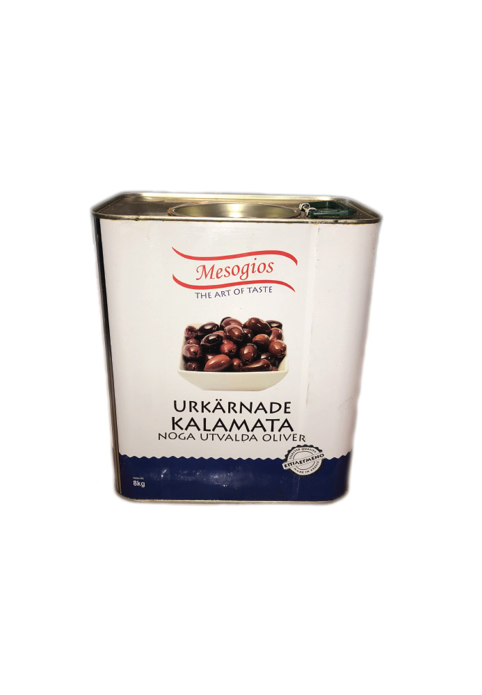 Kalamataoliver urkärnande 8kg/4kg