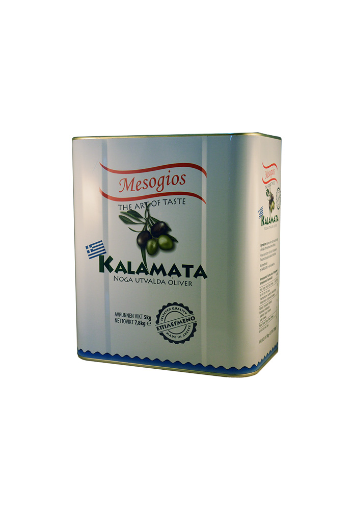 Kalamataoliver med kärnor 8kg/5kg