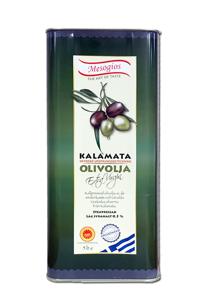 Extra Virgin olivolja PDO Kalamata 5lit