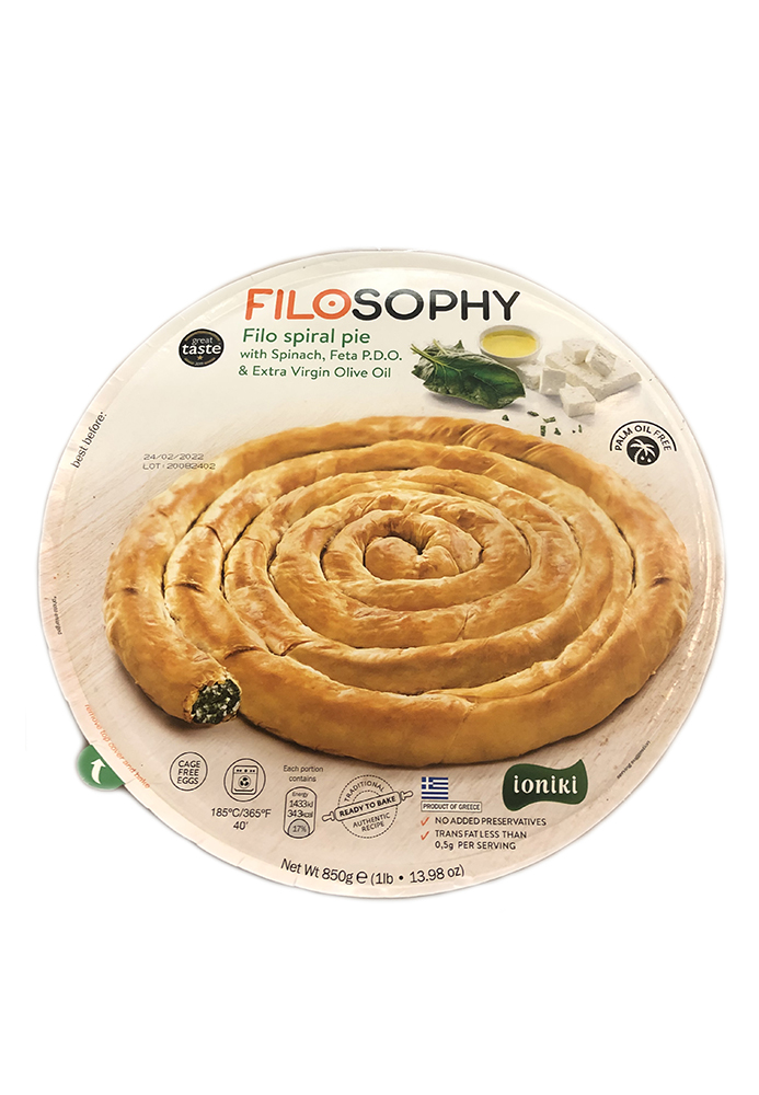 Fetaost/spenat spiralpaj 850gr